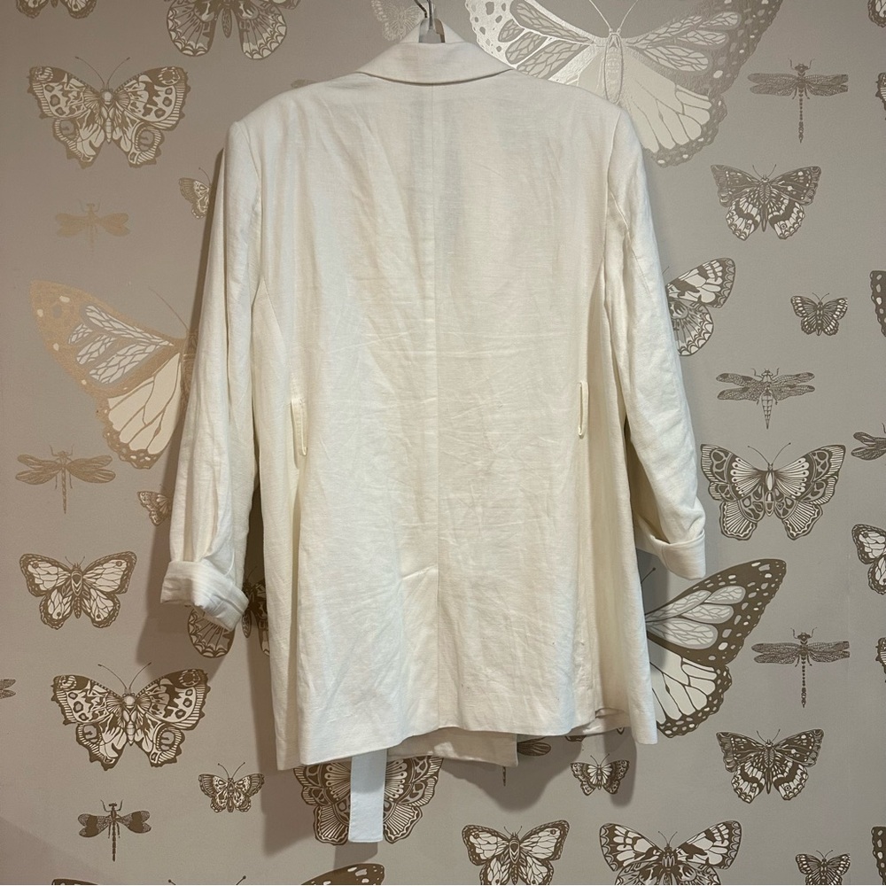 Gap White Linen Blazer - Picture 6 of 9